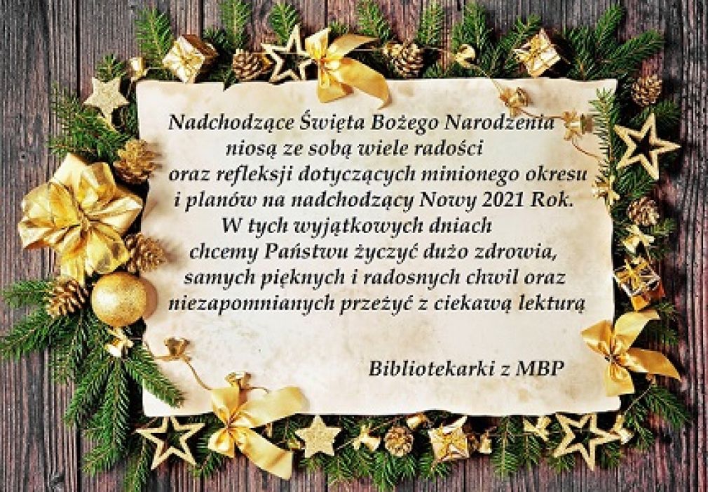 Życzenia świąteczno- noworoczne