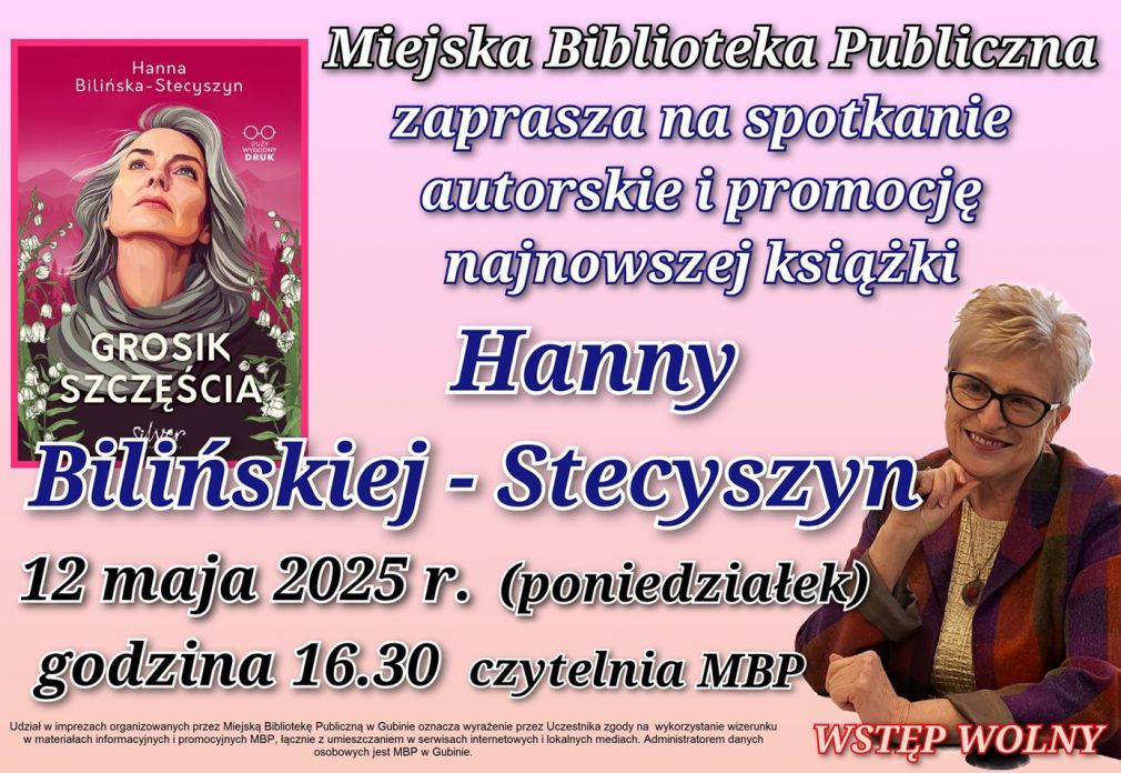 Zapraszamy na spotkanie autorskie