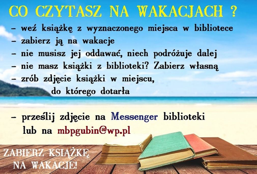 Zabierz książkę na wakacje