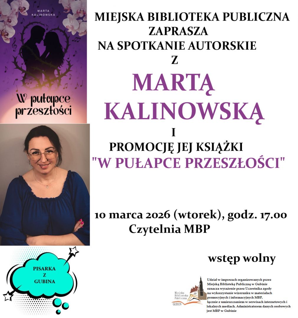 Marta Kalinowska - spotkanie autorskie