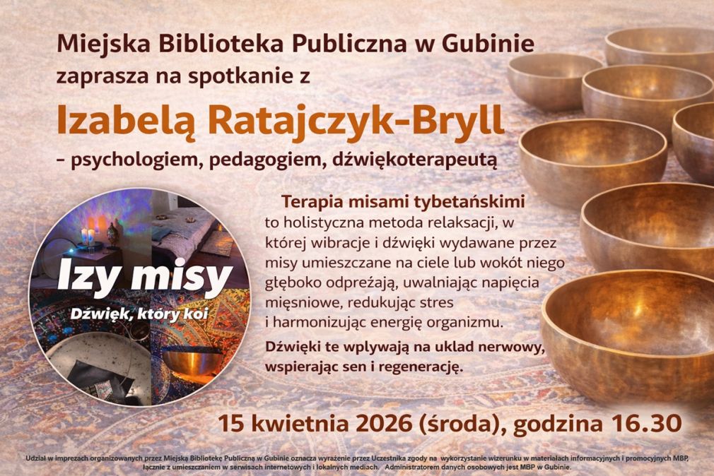 Dźwięk, który koi - pokaz mis tybetańskich