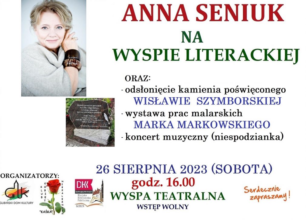 Anna Seniuk na Wyspie Literackiej