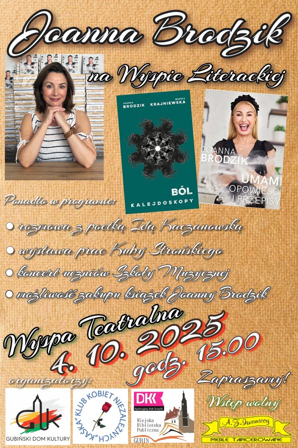 Joanna Brodzik na Wyspie Literackiej 2025