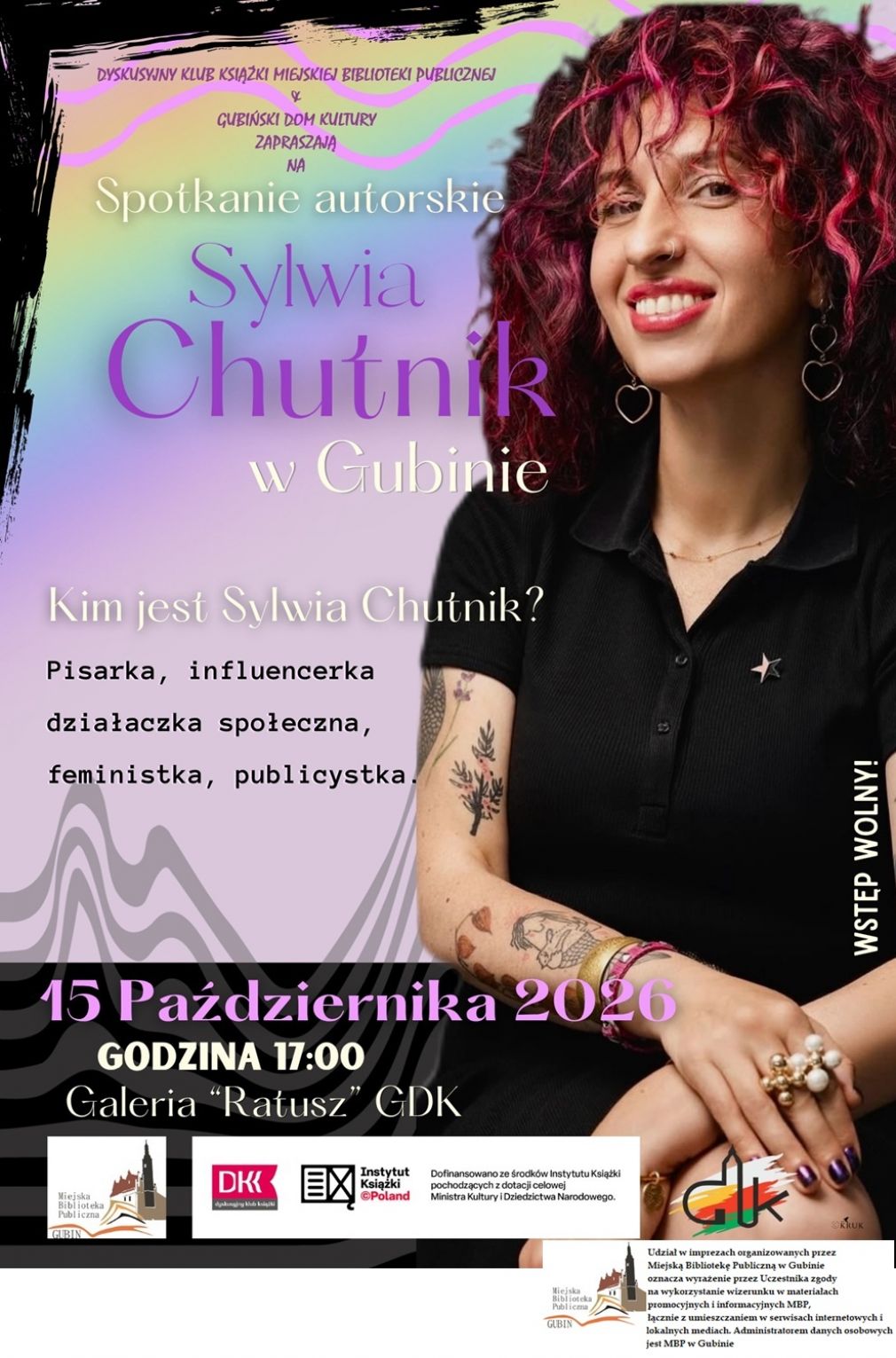 Sylwia Chutnik w Gubinie