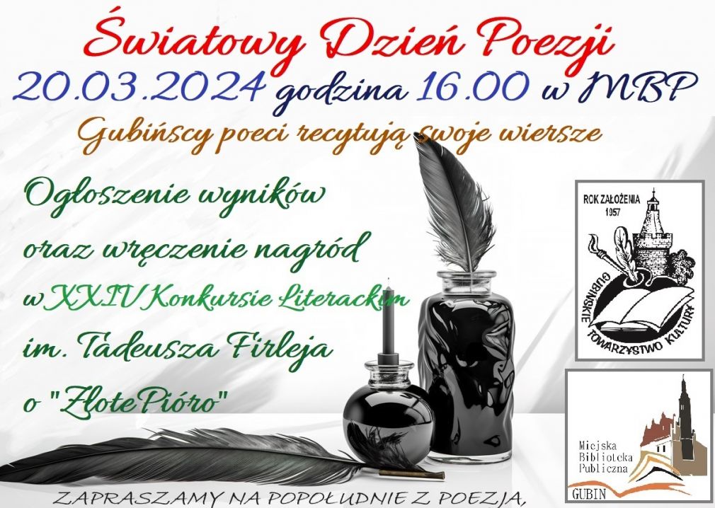 Światowy Dzień Poezji