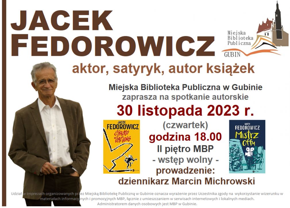 Jacek Fedorowicz w Gubinie