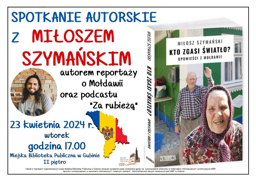 Spotkanie autorskie o Mołdawii - zapraszamy